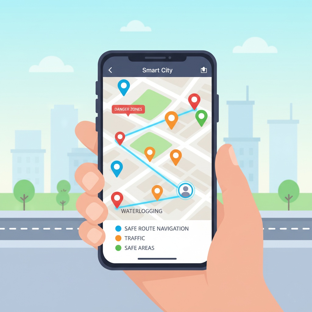 Map Marking Illustration